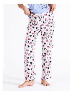 Cheap ✨ Snow White Woven Sleep Pant In White 😍 -sleepwear-robes Sales unnamed file 954